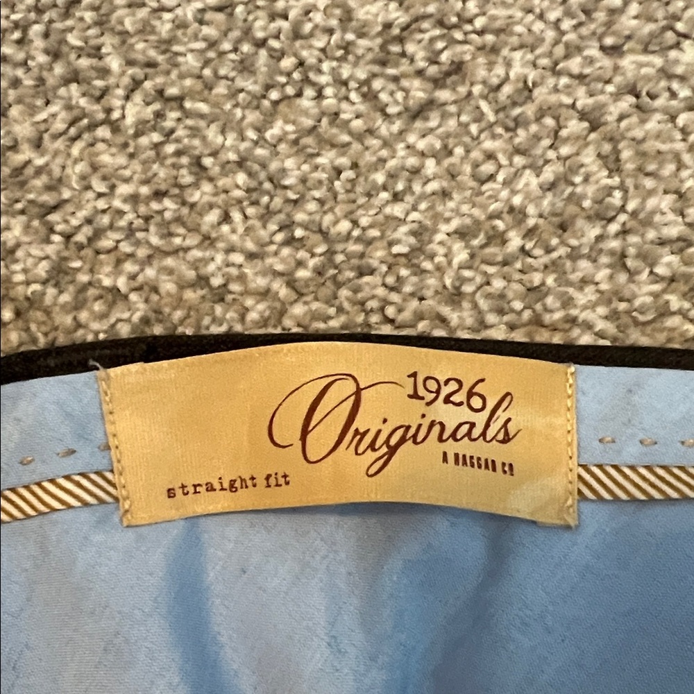 Haggar Men's Brown Dress Trousers - Picture 5 of 8